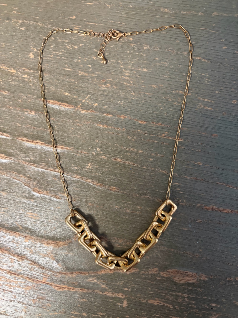 Target Gold-Tone Chunky Link Necklace